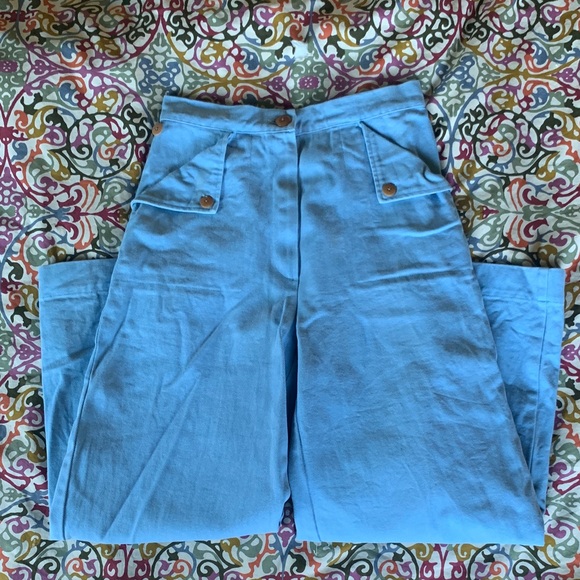 Ilana Kohn Pants - Ilana Kohn Mia Pant in Baby Blue